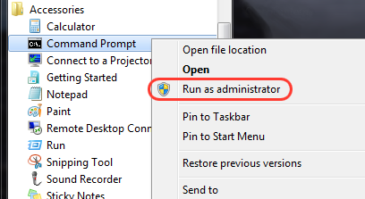 Enabling the Administrator account
