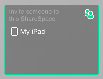 Add other ipad screens to your whiteboard and work together