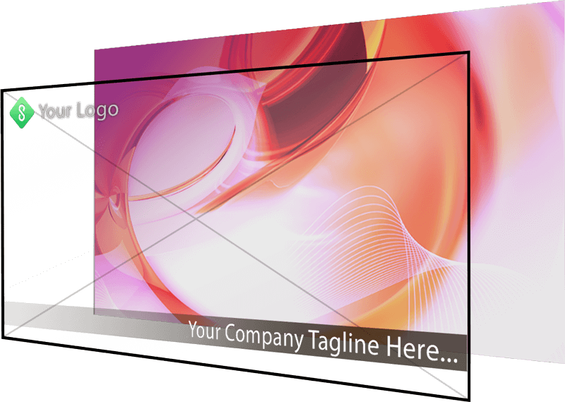 Brand slideshows with your company logo and use them as screensavers on Apple TV