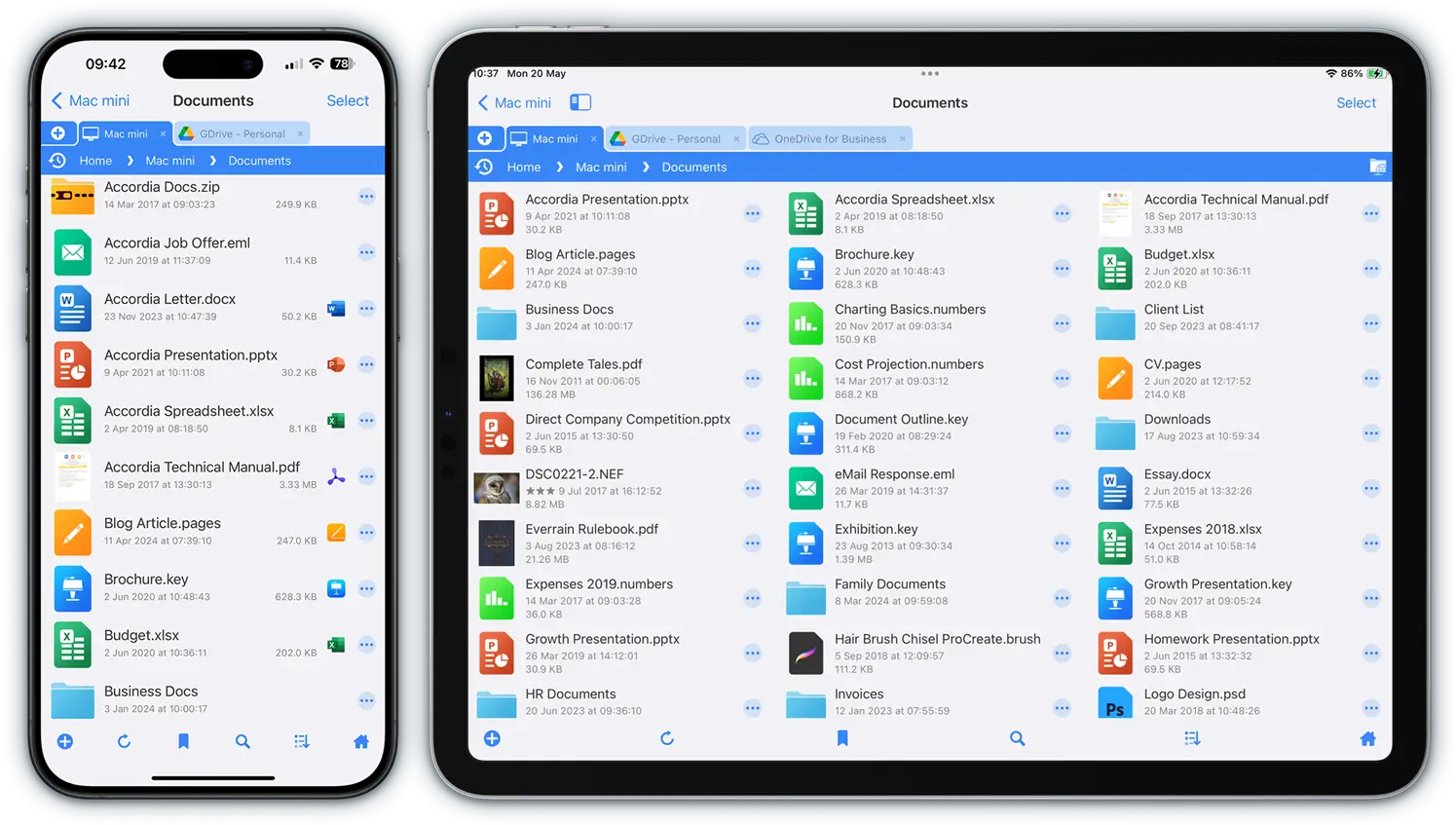 Organize files and folders with FileBrowser on iPhone/iPad