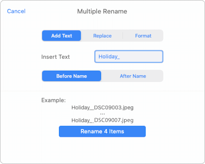 bulk rename tools for your Mac