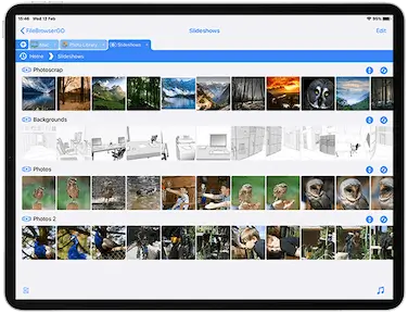 Create Slideshows in FileBrowser