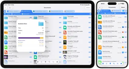 Connect securely to your files over VPN from your iPad or iPhone while away from home