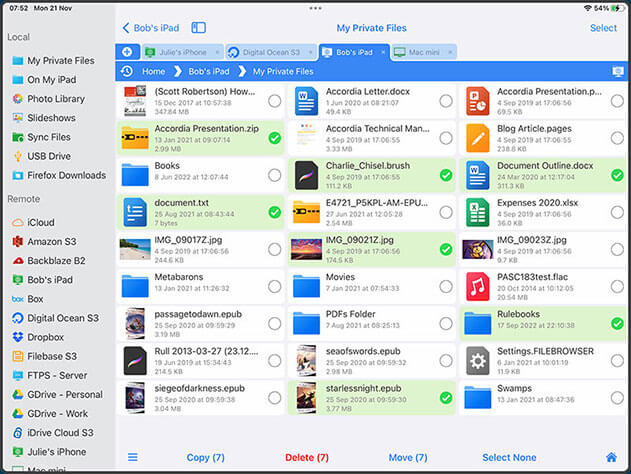 Copy files from your iPad to iPhone with ease.