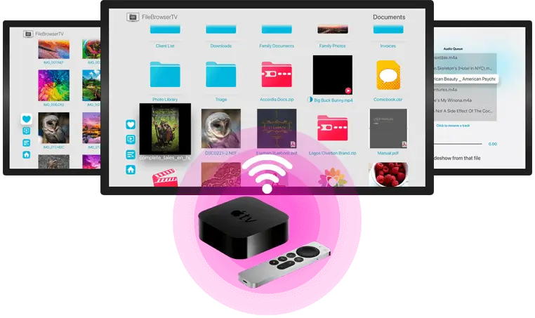 A powerful file exploring app for Apple TV FileBrowser TV