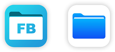 FilebrowserGO and the iOS Files app
