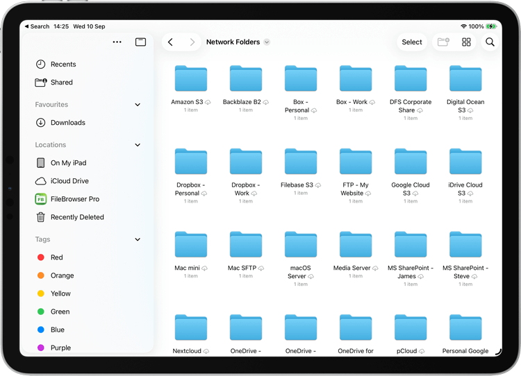 FileBrowser Enhances the iOS Files App