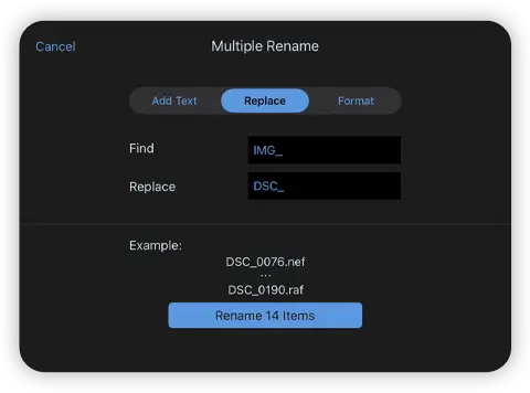 How to use find and replace on files with your iPad or iPhone