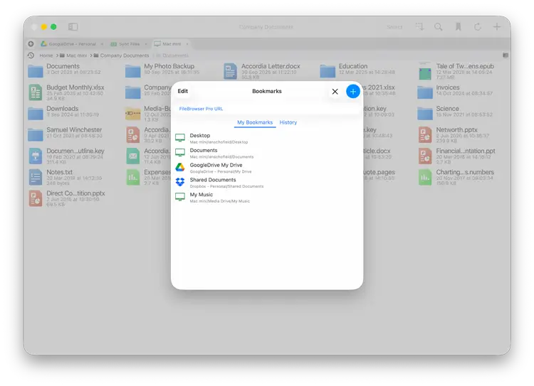 How to use Bookmarks