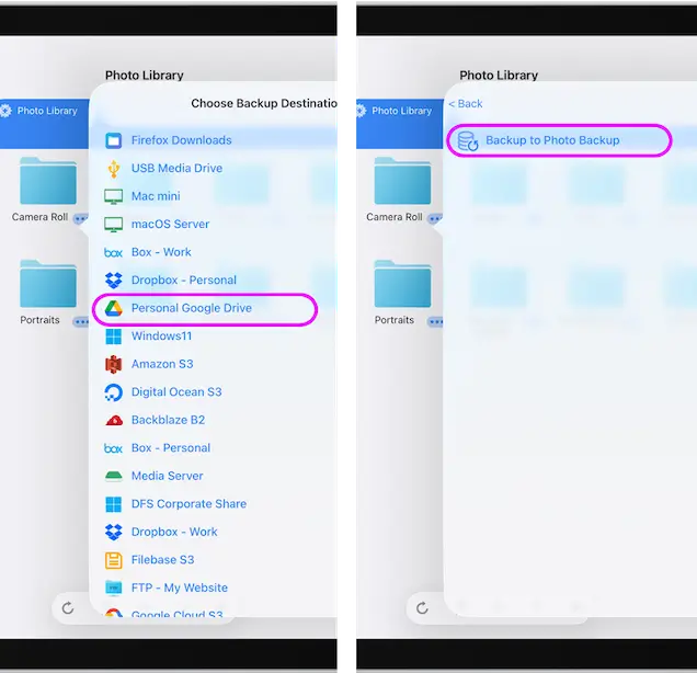 How to Backup Photos from your Camera Roll