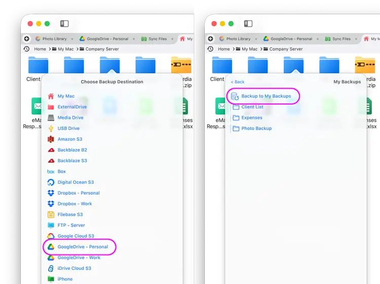 How to Create a Backup Task