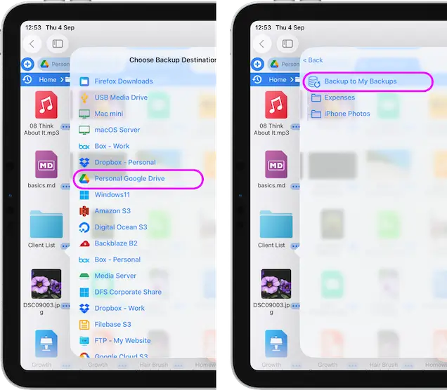 How to Create a Backup Task