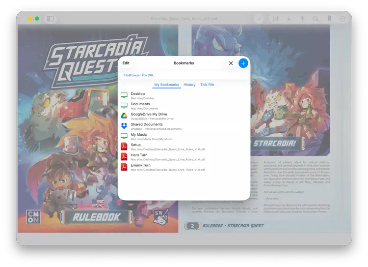 How to use Bookmarks