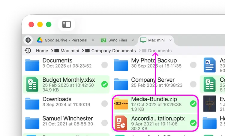Copy Files using the Breadcrumb Bar