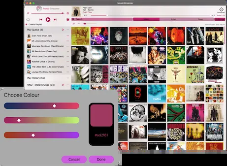 Customize how MusicStreamer looks