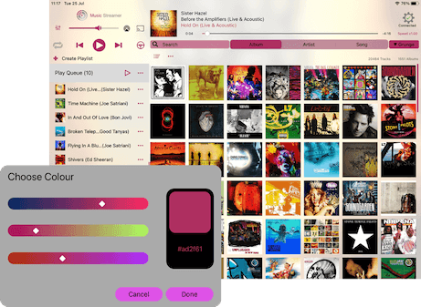 MusicStreamer - Stream Music Files From your Network to iOS