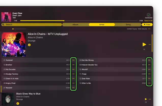 Easily find and download your music files to your Mac