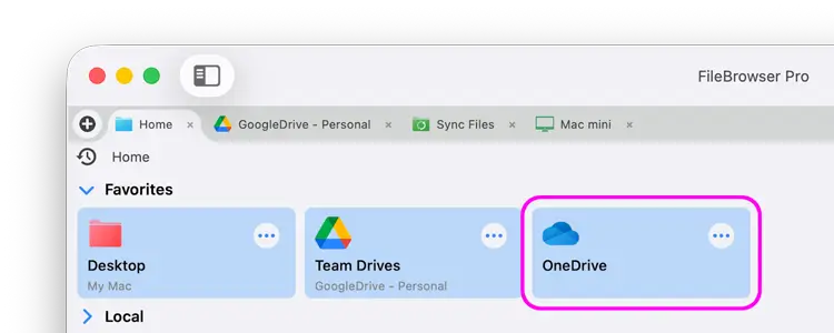 How to remove Favorites