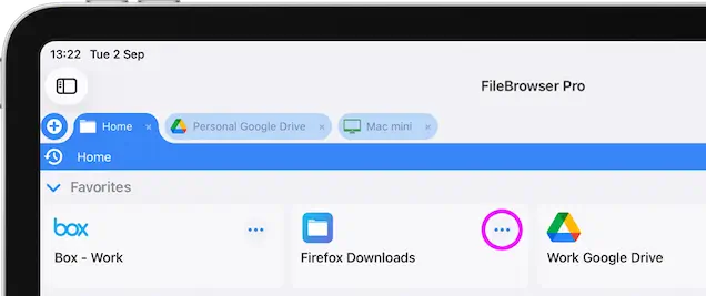 How to remove Favorites