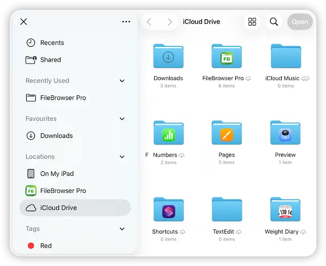 Import Files from the Files App into FileBrowserGO