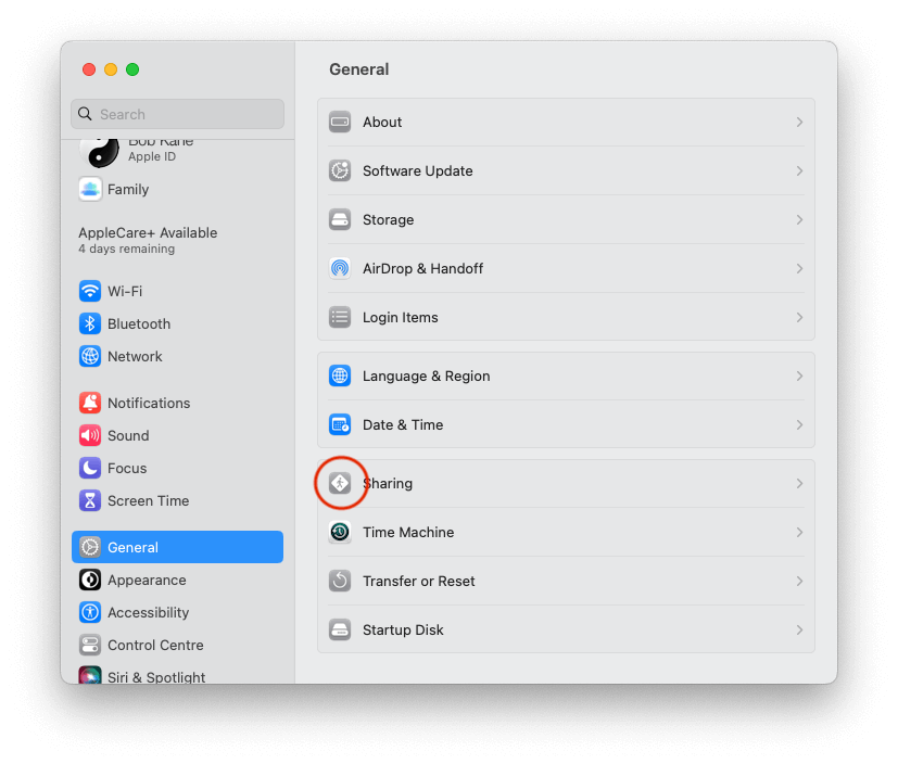 How to share folders on Mac
