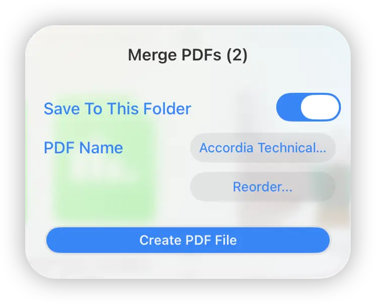 Easily merge multiple PDFs