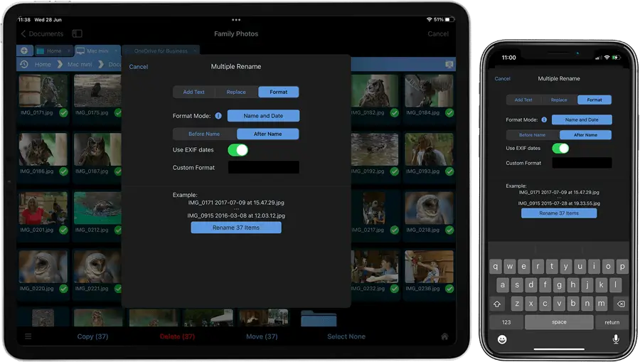 Photo Batch Renaming on macOS