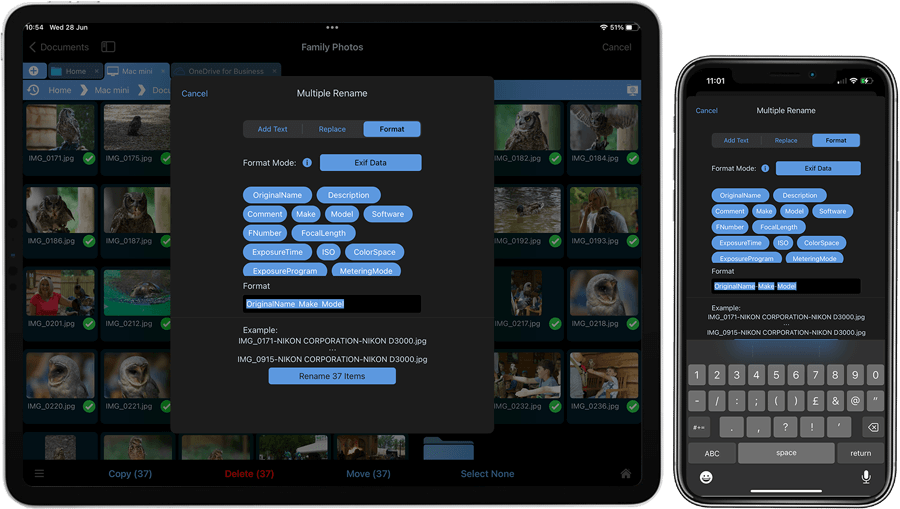 Rename Photos with EXIF Data Using iOS