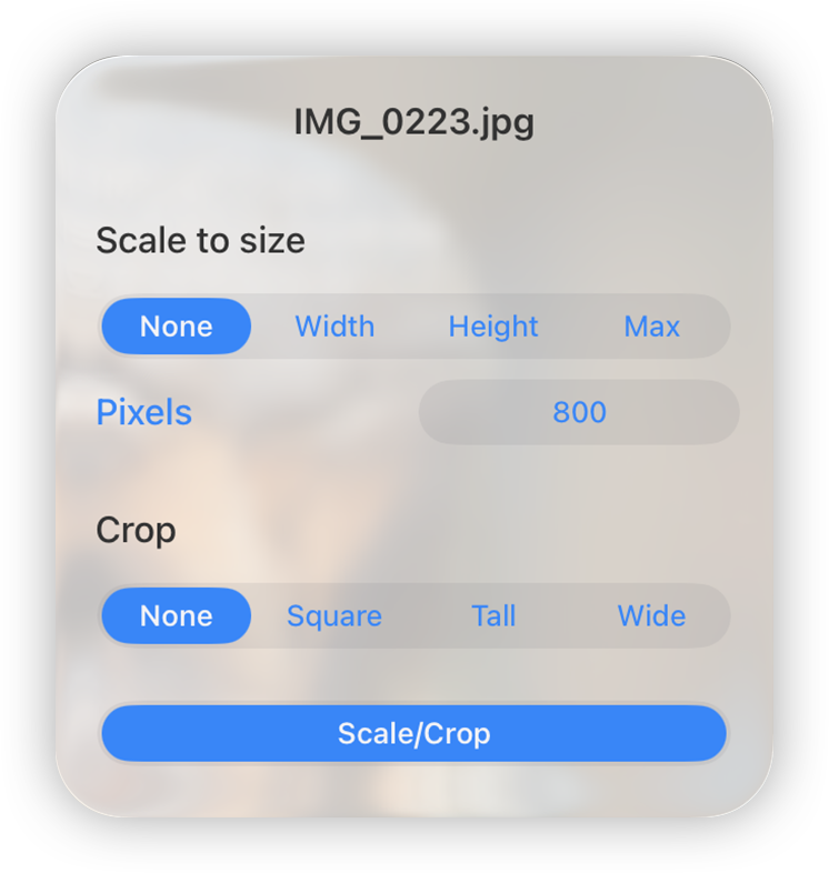 Scale and Crop Images