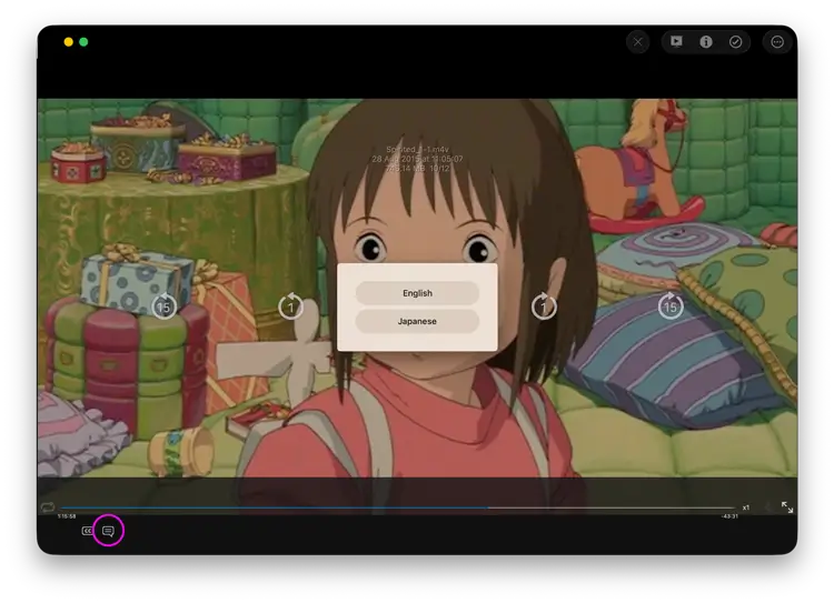 How to Change Movie Language