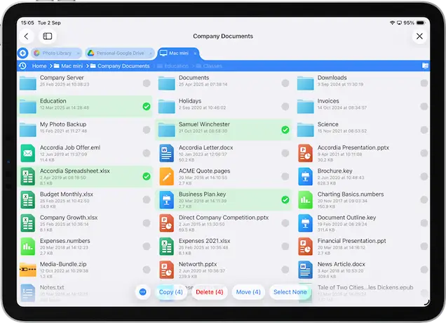 How to select multiple files and folders on your iPad or iPhone