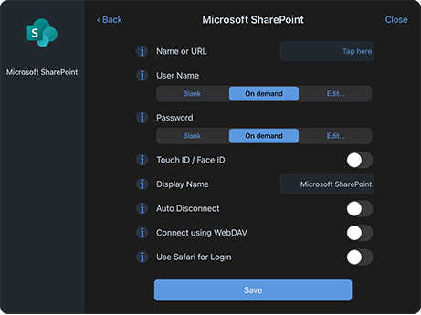 Use your iPad to view your SharePoint documents