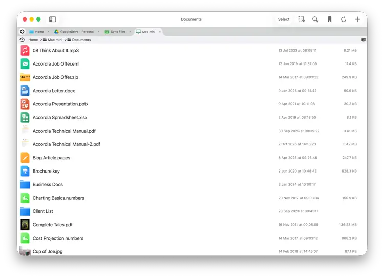 Folder View Options
