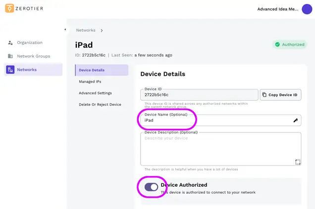 Enable your iPhone to connect to your ZeroTier VPN