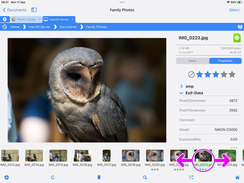 How to use Gallery mode