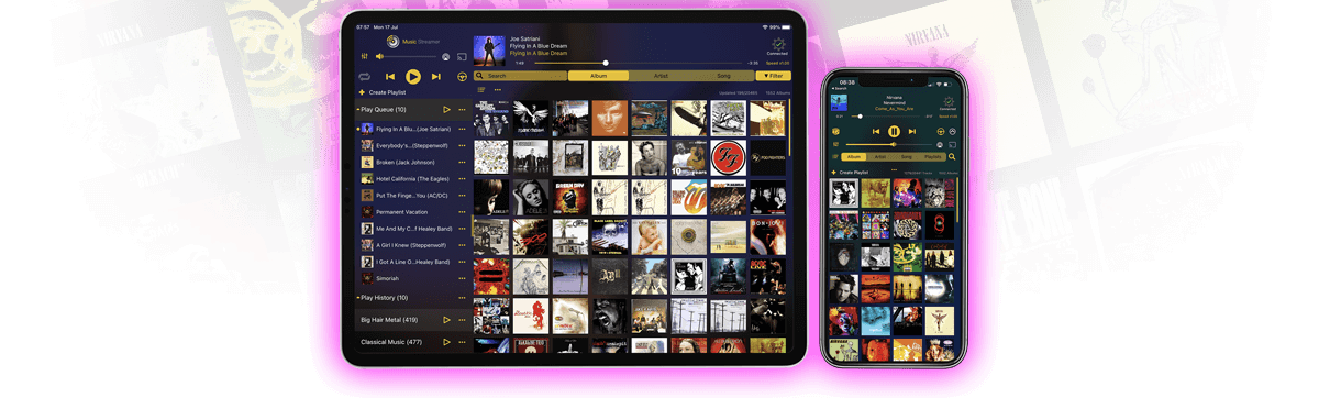 Stream your mp3 music collection to your iPad