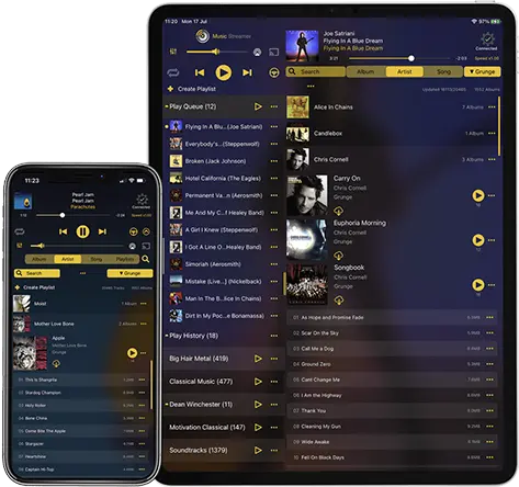 MusicStreamer - Stream Music Files From your Network to iOS