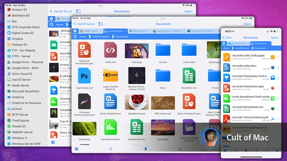 Cult of Mac - FileBrowser Professional easily work with files in just one app
