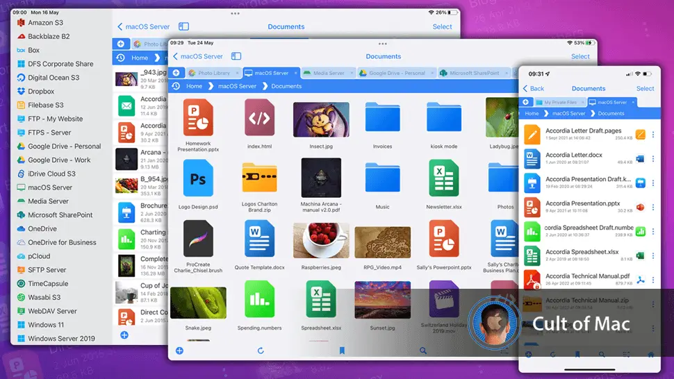 Cult of Mac - FileBrowser Professional easily work with files in just one app
