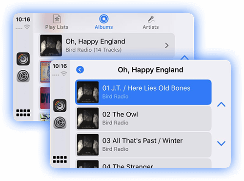 Music streamer app with CarPlay
