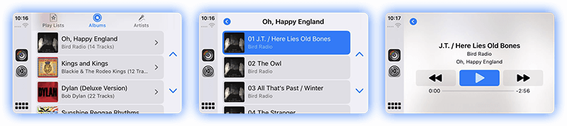An alternative iPhone music app with CarPlay