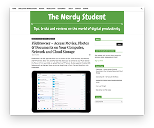 The Nerdy Student reviews FileBrowser