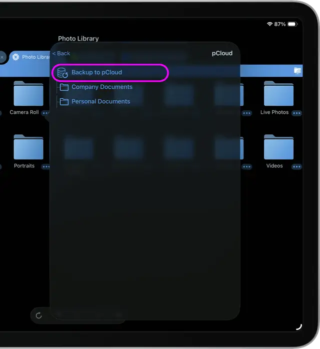 Backup your iPhone photos