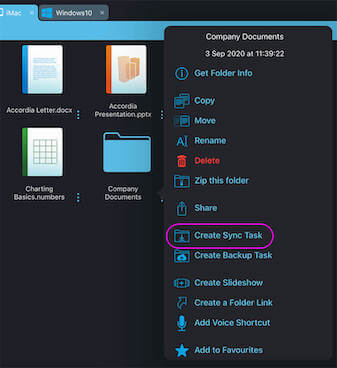 Sync documents to your iPad