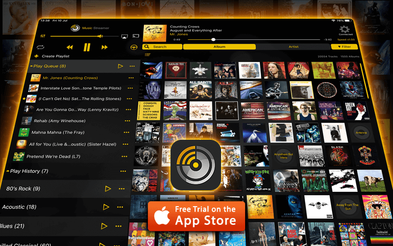 MusicStreamer Stream your MP3 Collection to your iPad or iPhone