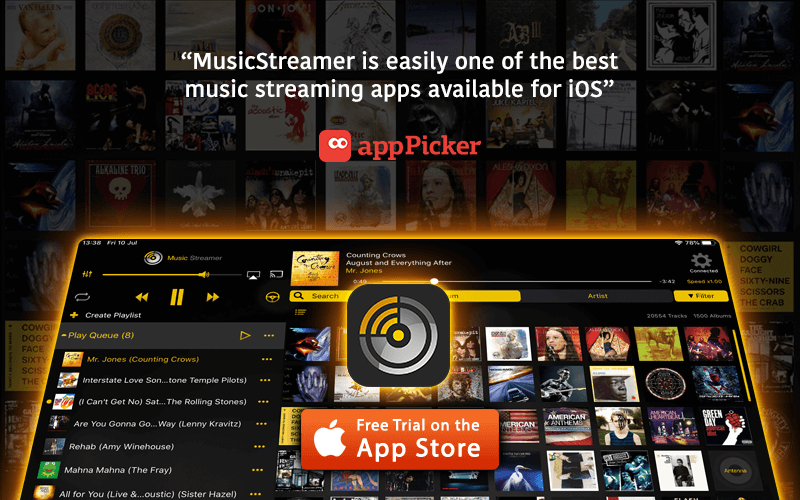 MusicStreamer - Stream Music Files From your Network to iOS