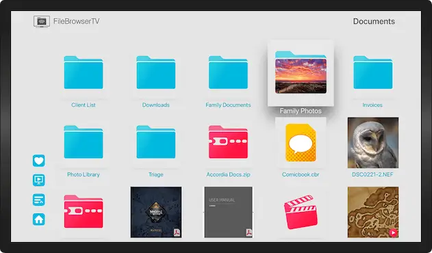 File Explorer app for Apple TV