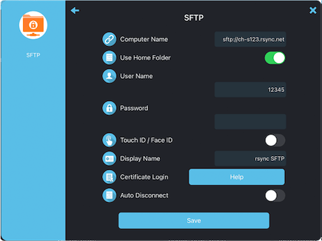 Use your iPad to view your rsync documents