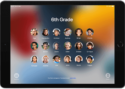 Customized File Access with Shared School iPads