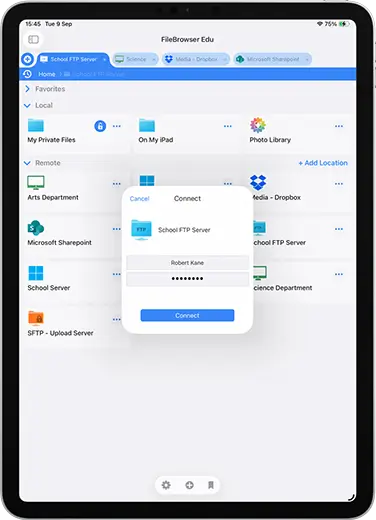 Single sign-on on your school iPads